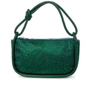 Jules Kae Becca Emerald Crystal Shoulder Bag